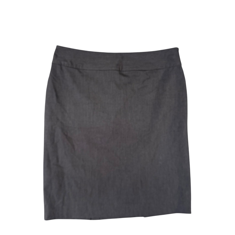 Quiet Luxury Gray Pencil Skirt Liz Claiborne Size 14 Career‎ Chic Minimalist